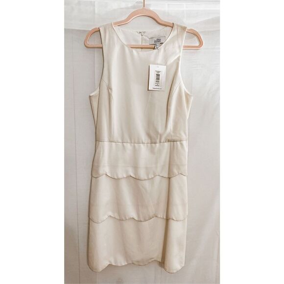 Badgley Mischka white dress, NWT - Picture 2 of 12